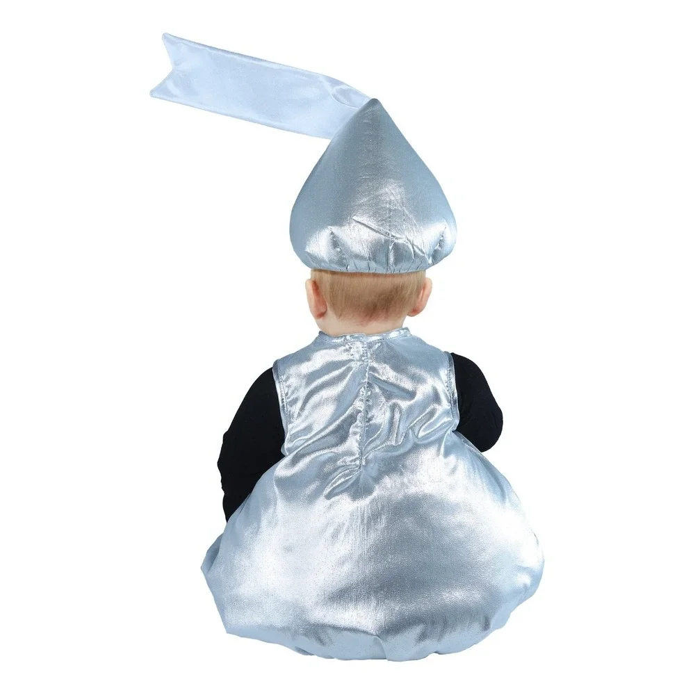 Toddler Boys & Girls Silver Hershey Kiss Tunic & Hat‎ Halloween Costume 2T